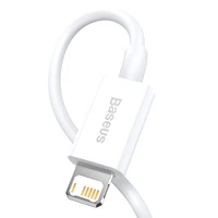 Baseus kabelis Superior USB - Lightning 1,0 m 2,4A baltas