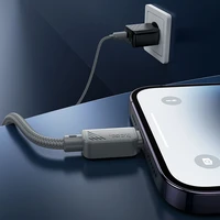 Kabelis USB C į Lightning Hoco PD 27W 1 m X113 pilkas