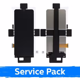 LCD ekranas suderinamas su Samsung F741 Z Flip6 (VIDINIS) juodas (Service Pack) (NF versija)