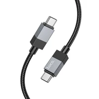 Kabelis USB C į USB C Hoco 3A 60W 1 m X110 juodas