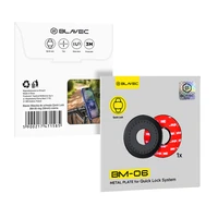 Blavec plokštelė laikikliui Quick Lock BM-06 žiedas juoda