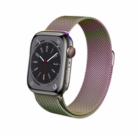 Crong Milano Steel - Stainless Steel dirželis Apple Watch 38/40/41/42 mm (Iridescent)