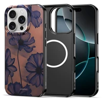 Tech-Protect Lamano MagSafe dėklas iPhone 16 Pro Max rudai violetinis