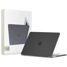 Tech-Protect SmartShell dėklas MacBook Air 13" M2 / M3 / 2022-2024 - matinė juoda