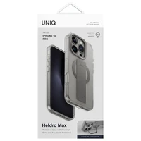 Uniq Heldro Max Magclick įkrovimo dėklas iPhone 16 Pro - permatomas