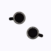 Apsauginis stiklas HARD DIAMOND kamerai (LENS) Iphone 15/15 Plus juodas (2 vnt.)