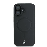 Mercedes lygios odos magnetinis iPhone 16 Plus dėklas - juodas