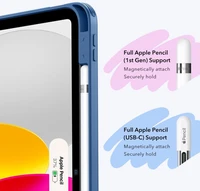 ESR Flip Hybrid dėklas iPad 10.9” 2022 / iPad 11” 2024 - mėlynas