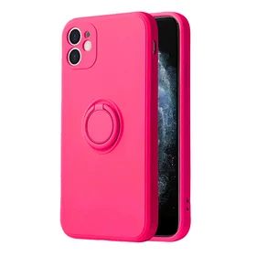 Vennus silikoninis žiedas Iphone 14 Pro Max rožinė