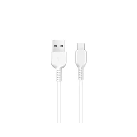 Kabelis USB A į USB C Hoco 2,4A 3 m X20 baltas