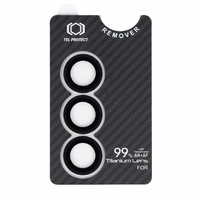 Grūdintas stiklas Tel Protect Titanium Lens 99% AR Aramid Series ant kameros Samsung Galaxy S25 Plus (3 objektyvai)