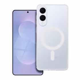 CLEAR MAG COVER dėklas suderinamas su Magnetiniu SAMSUNG S25 EDGE skaidrus