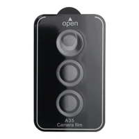 Kameros apsauga 9H, skirta SAMSUNG A35, juoda