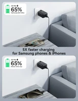 Įkroviklis Joyroom JR-TCF23 25W USB-C + USB-C to USB-C cable 1.0m juodas