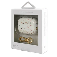 Uniq Coehl Terrazzo AirPods Pro dėklas baltos spalvos/natūraliai baltos spalvos