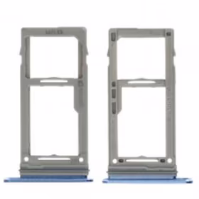 SIM kortelės laikiklis Samsung N960F Note 9 sidabrinis (Cloud Silver) ORG