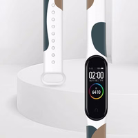 Moro dirželis Xiaomi Mi Band 5 / 6 silikoninis laikrodžio dirželis su raštu 8
