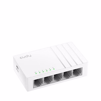 Cudy GS105U tinklo komutatorius Ne-valdomas Gigabit Ethernet (10/100/1000) Balta
