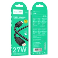 Kabelis USB C į Lightning Hoco PD 27W 1 m X113 juodas