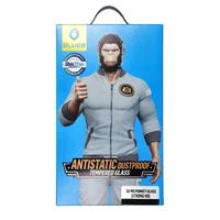 LCD apsauginis stikliukas 5D Mr. Monkey Glass (Strong Lite) Samsung S921 S24 juodas