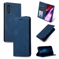 Dėklas Business Style Xiaomi Redmi Note 14 4G tamsiai mėlynas