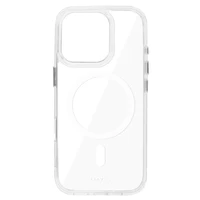 Liavec Blizgus Magnetinis Skaidrus dėklas telefonui Iphone 16 Pro Max balta