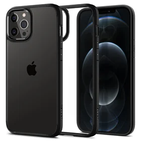 Spigen Ultra Hybrid Dėklas telefonui iPhone 12 / iPhone 12 Pro - Matinis juodas