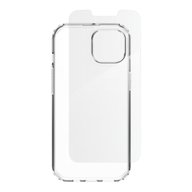ZAGG IF Defense rinkinys dėklas iPhone 16e (2025) / 15 / 14 / 13 - Permatomas