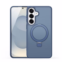 Dėklas Dux Ducis Yind Magnetic Stand Samsung S942 S26 tamsiai mėlynas