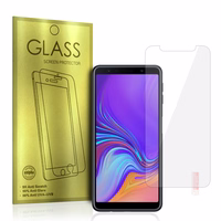Apsauginis stiklas auksinis SAMSUNG GALAXY A7 2018