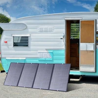 Choetech SC010 saulės turistinis įkroviklis, sulankstomas, 160W - juodas