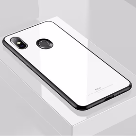 MSVII Grūdinto stiklo dėklas skirtas Xiaomi Mi 8 SE baltas