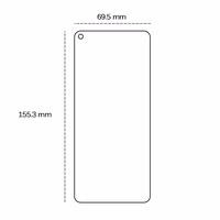 LCD apsauginis stikliukas 9H Xiaomi Mi 11 Lite 4G/5G/11 Lite 5G NE