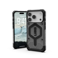 UAG Pathfinder Clear MagSafe Dėklas iPhone 17 Pro - Gray/Juodas