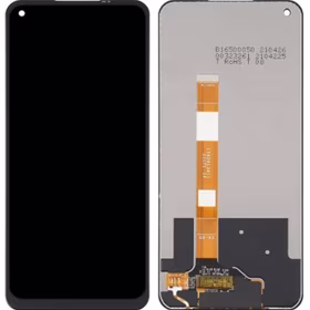 Ekranas Oppo A32/A33/A53/A53s/Realme 7i/C17/OnePlus Nord N100 su lietimui jautriu stikliuku Black ORG