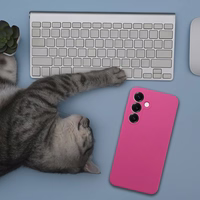 Dėklas silikoninis 2 mm REALME 15 / 15 PRO rožinės spalvos