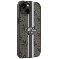 Guess GUHMP14MP4RPSW iPhone 14 Plus 6.7" rudas/rudas kietas dėklas 4G Printed Stripes MagSafe