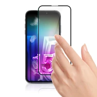 LCD apsauginis stikliukas 3mk Hard Glass Max Lite Apple iPhone 15 Plus juodas