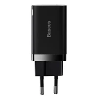 Įkroviklis Baseus Super Si Pro 30W USB-C/USB-A juodas CCSUPP-E01