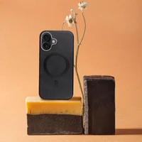 GENTLEMAN MAG COVER Dėklas telefonui su magnetiniu MagSafe IPHONE 15 juodas