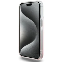 Hello Kitty IML gradiento elektropinis katės galvos dėklas telefonui iPhone 14 Pro - rožinis