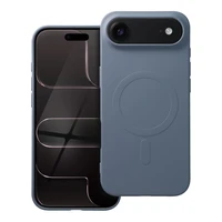 SILICONE MAG DĖKLAS (didelė skylė) suderinamas su MagSafe IPHONE 17 Air šviesiai mėlyna