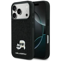 KARL LAGERFELD case for IPHONE 17 Pro KLHCP17L6PRKCLK (Rhinestone W/ K&C PIN) black