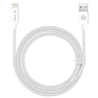Blavec Kabelis Candy pintas - USB į Lightning - 2,4A 3 metrai Apple CarPlay (CCA-UL24W30) balta