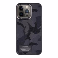 Tactical Camo Troop Dėklas for Apple iPhone 13 Pro Juodas