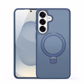 Dėklas Dux Ducis Yind Magnetic Stand Samsung S942 S26 tamsiai mėlynas