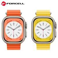 FORCELL F-DESIGN FA12 laikrodžio juosta Apple Watch 38 / 40 / 41 mm - geltona