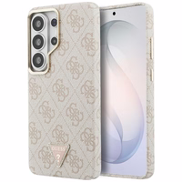 Guess dėklas 4G Triangle Logo MagSafe for Samsung Galaxy S26 Ultra rožinis