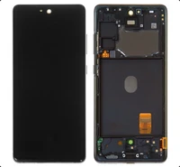 Ekranas Samsung G780 S20 FE su lietimui jautriu stikliuku ir rėmeliu originalus Cloud Navy (service pack)