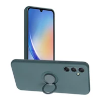 Silikoninis žiedinis dėklas telefonui SAMSUNG A34 5G - žalias